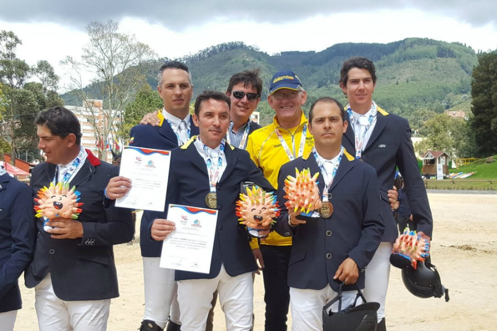 Oro para Colombia en el ecuestre bolivariano