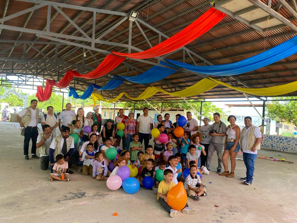 Los niños fueron los protagonistas del evento de conmemoración de la firma del Acuerdo de Paz.