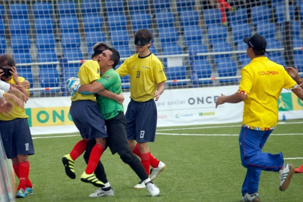 La selección Colombia de futbol cinco para ciegos está en cuartos de final del Mundial