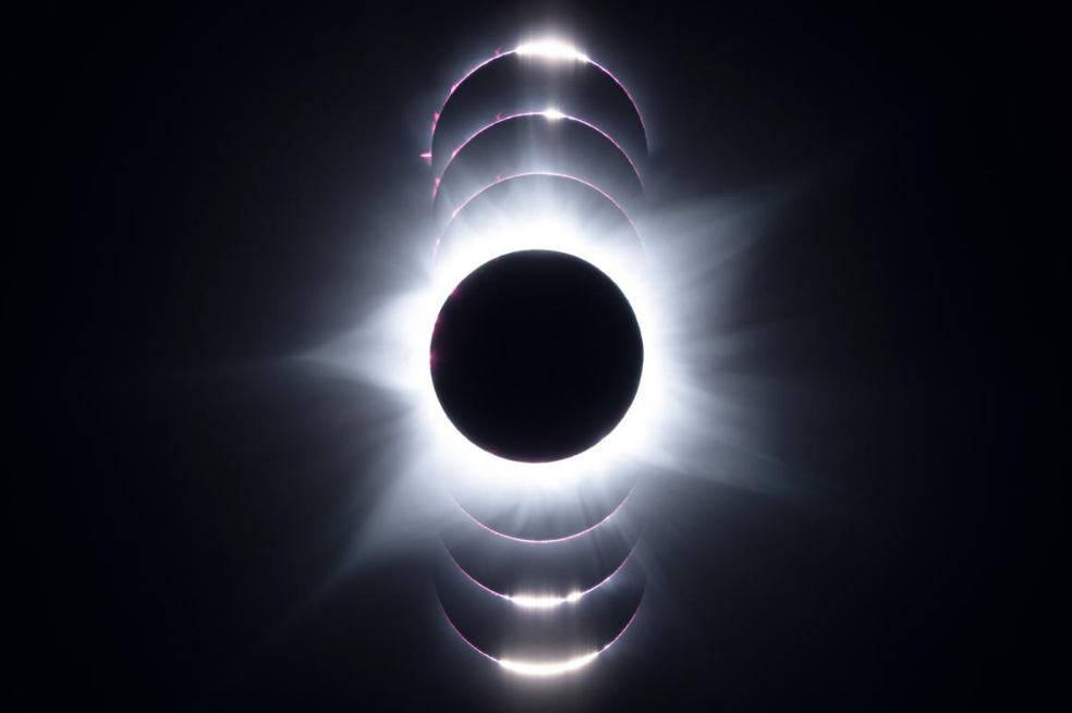 "Un eclipse total de sol es uno de los espectáculos más bellos que puede ofrecer la naturaleza. Todo el mundo debería vivirlo al menos una vez en la vida. En abril de 2023 fui a Australia, para ver la totalidad durante 62 segundos. Parece poco, pero mereció la pena cada céntimo y cada esfuerzo para llegar hasta allí. Las fotos no hacen justicia a esta maravilla", dice Gwenaël.