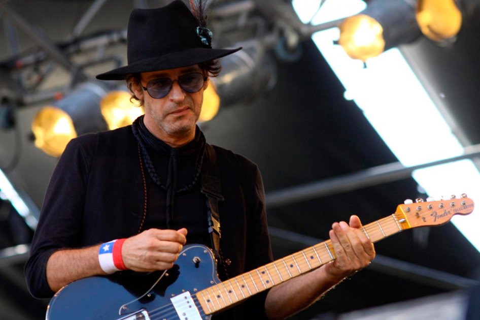 El músico argentino Gustavo Cerati durante un concierto en Buenos Aires ofrecido en marzo de 2010