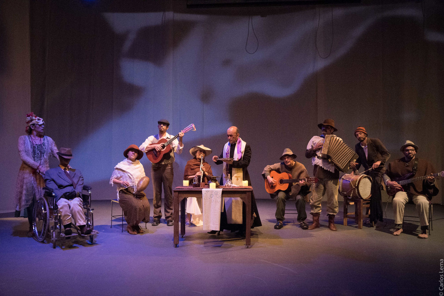 Obra Camilo, del Teatro de La Candelaria.