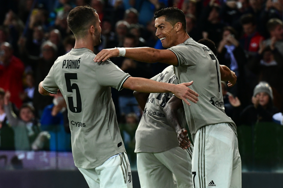 Con gol de Cristiano Ronaldo, Juventus le ganó 2-0 al Udinese