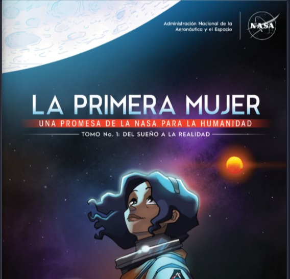 El cómic de la Nasa en el que una afrolatina es la primera mujer en pisar la Luna