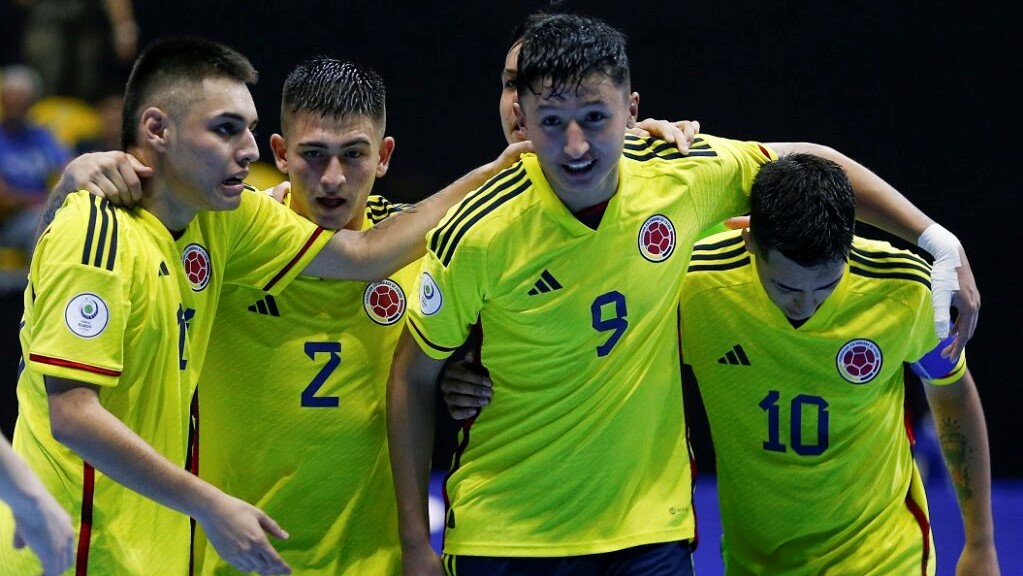 La selección de Colombia debutó con triunfo en la Liga Evolución de futsal