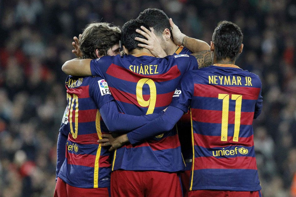 Barcelona cerró el 2015 con una goleada ante el Betis