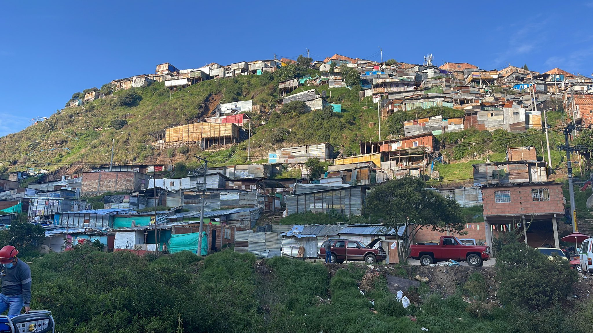 Comunidades en en el sur de Bogotá están en riesgo de deslizamiento por lluvias