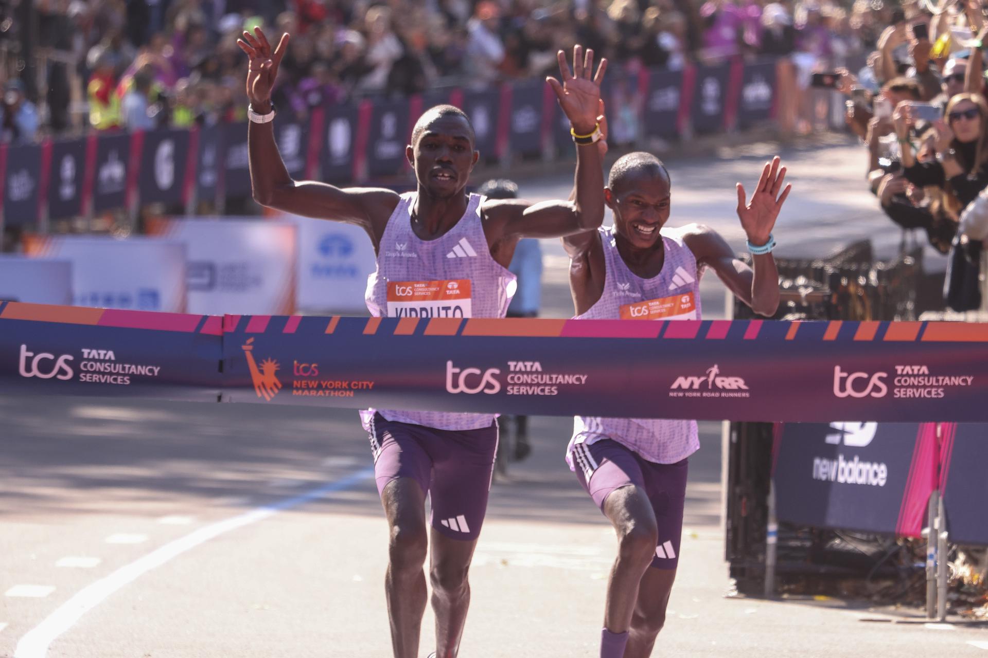 ¡Final de película! La maratón de Nueva York se definió por 0,16 segundos: video