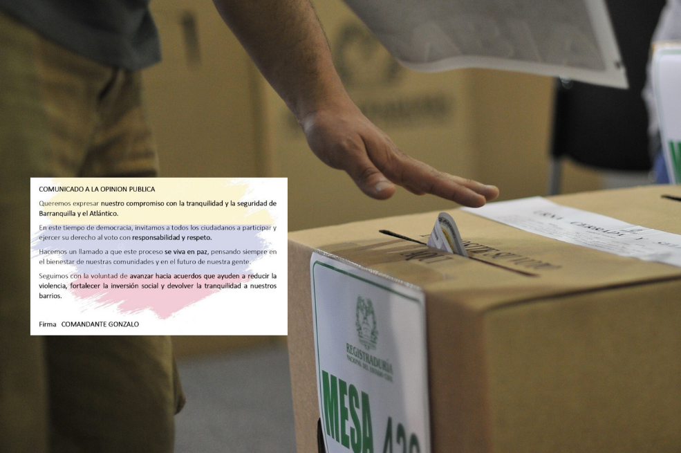 Banda urbana “Los Costeños” se compromete a respetar las elecciones en Barranquilla