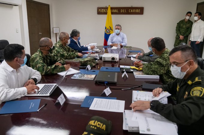 “Toda la fuerza pública trabaja para dar con Otoniel”: Duque al trazar metas de 2021