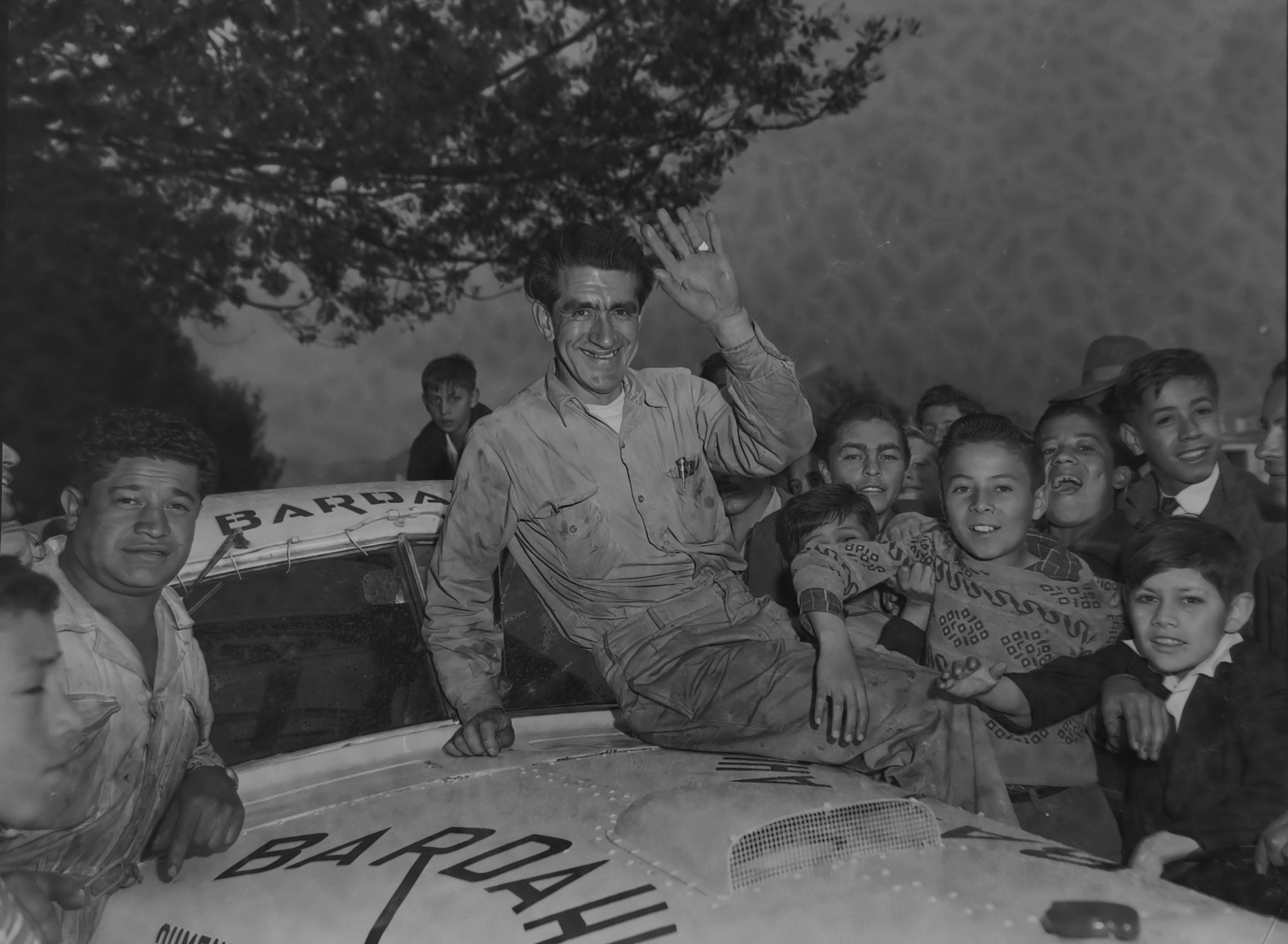 Luis Rafael Garzón en agosto de 1955.