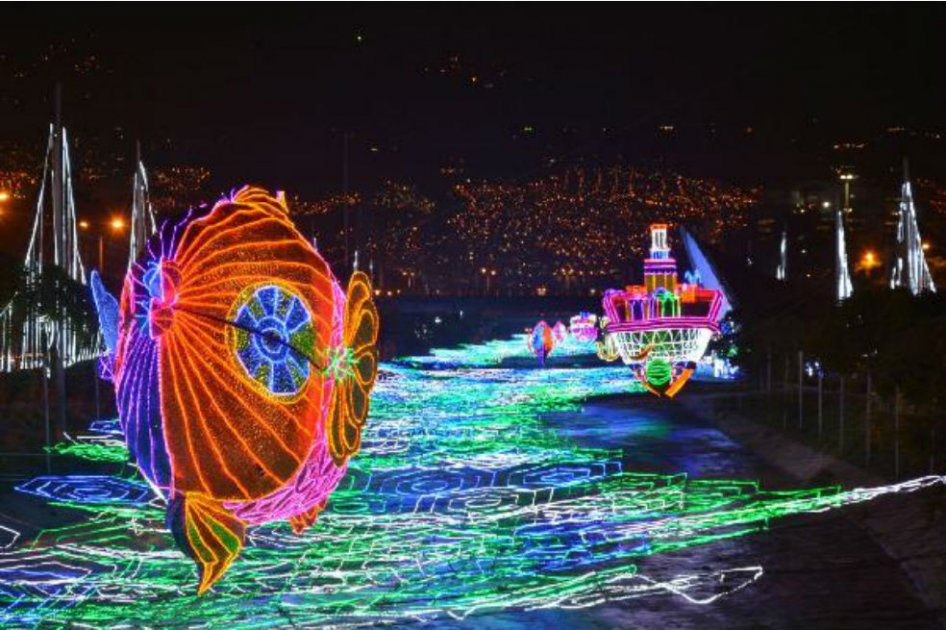 Habrá alumbrados navideños en Paseo del Rio en Medellín