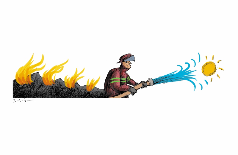 Clima incendiario