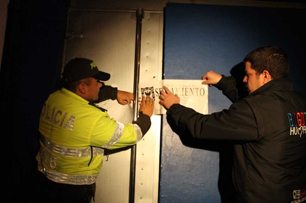 Tatequieto a amanecederos en Chapinero