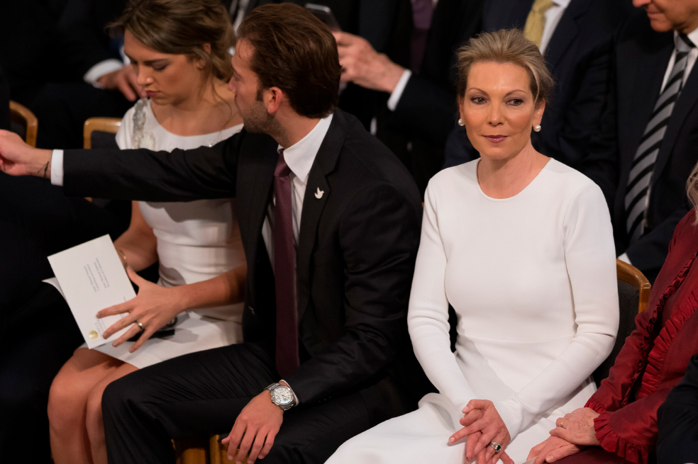 ¿Quién diseñó el vestido de Tutina en la boda de Gabriela Tafur y Esteban Santos?