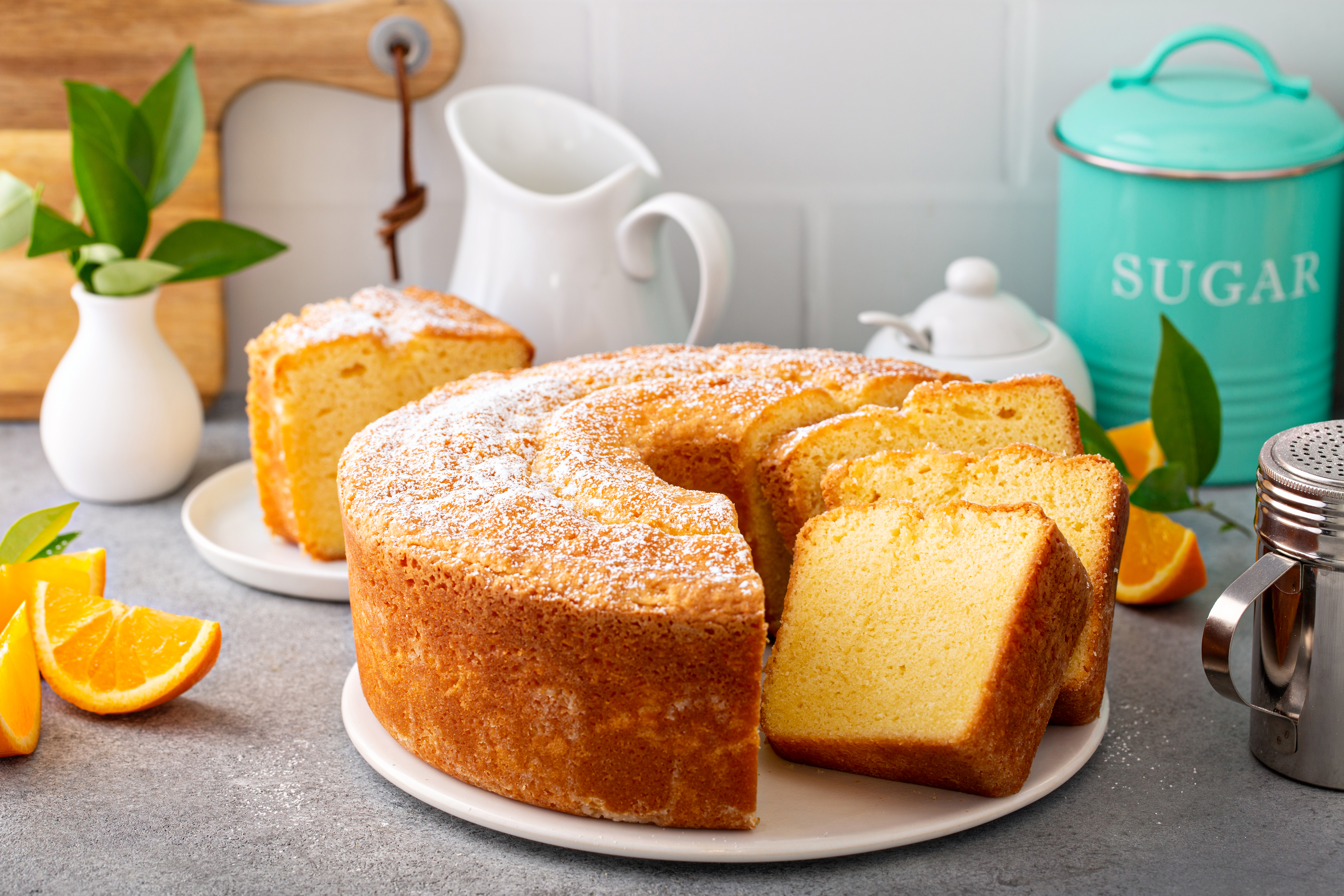Receta: torta de naranja con mantequilla