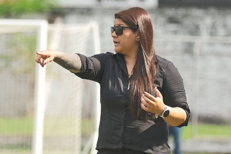 Yinaris García, técnica de Júnior Femenino.