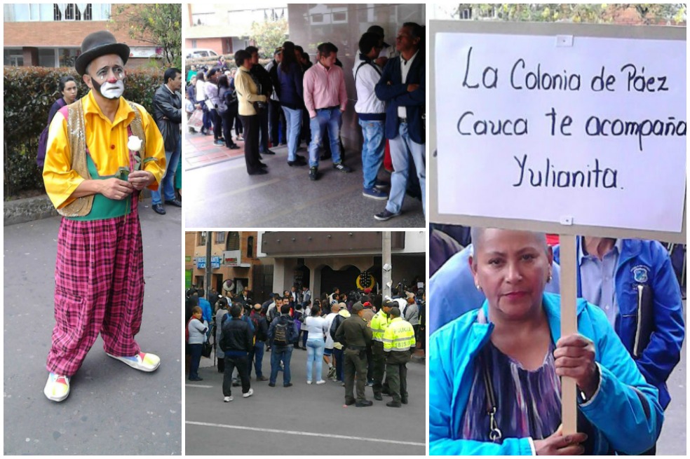 Filas y aglomeraciones para darle el último adiós a la pequeña Yuliana