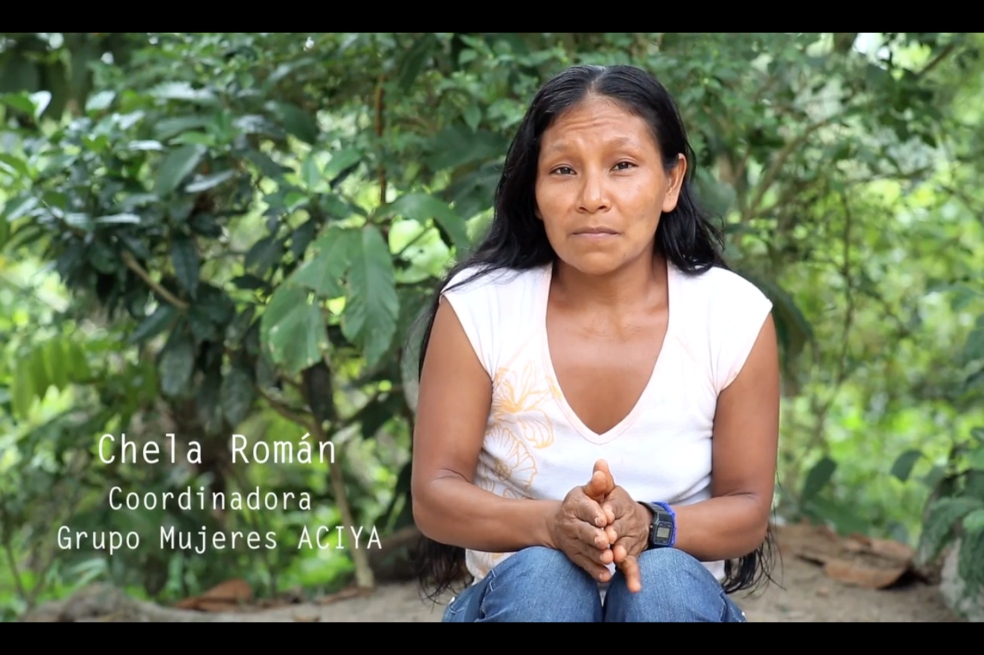 Chela Román es lideresa en el territorio del Yaigojé Apaporis.