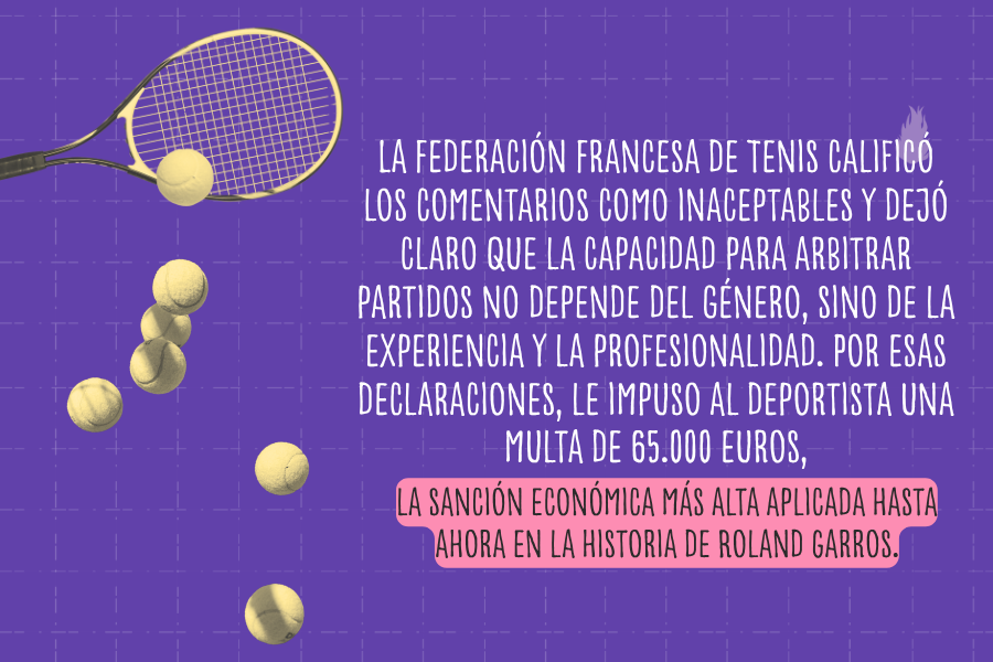Árbitras que marcaron historia en el tenis.