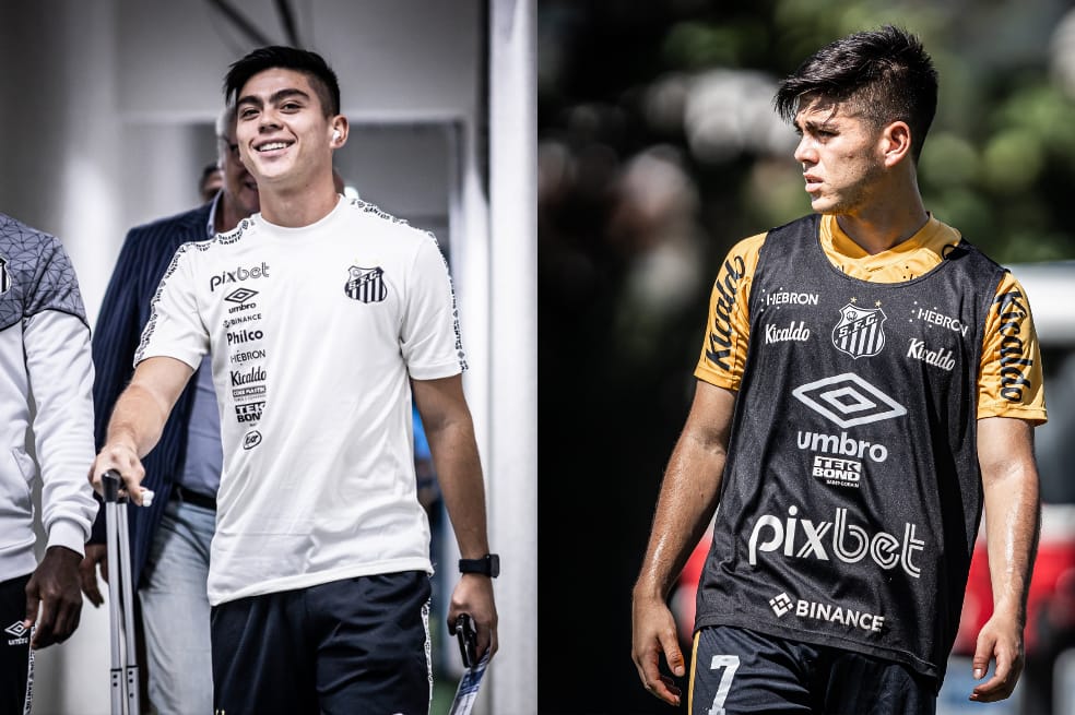 A Daniel Ruiz le anularon un gol y tuvo un buen debut en Santos