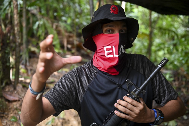 Alias "Uriel" murió en Nóvita (Chocó) tras un operativo militar el pasado fin de semana./ AFP