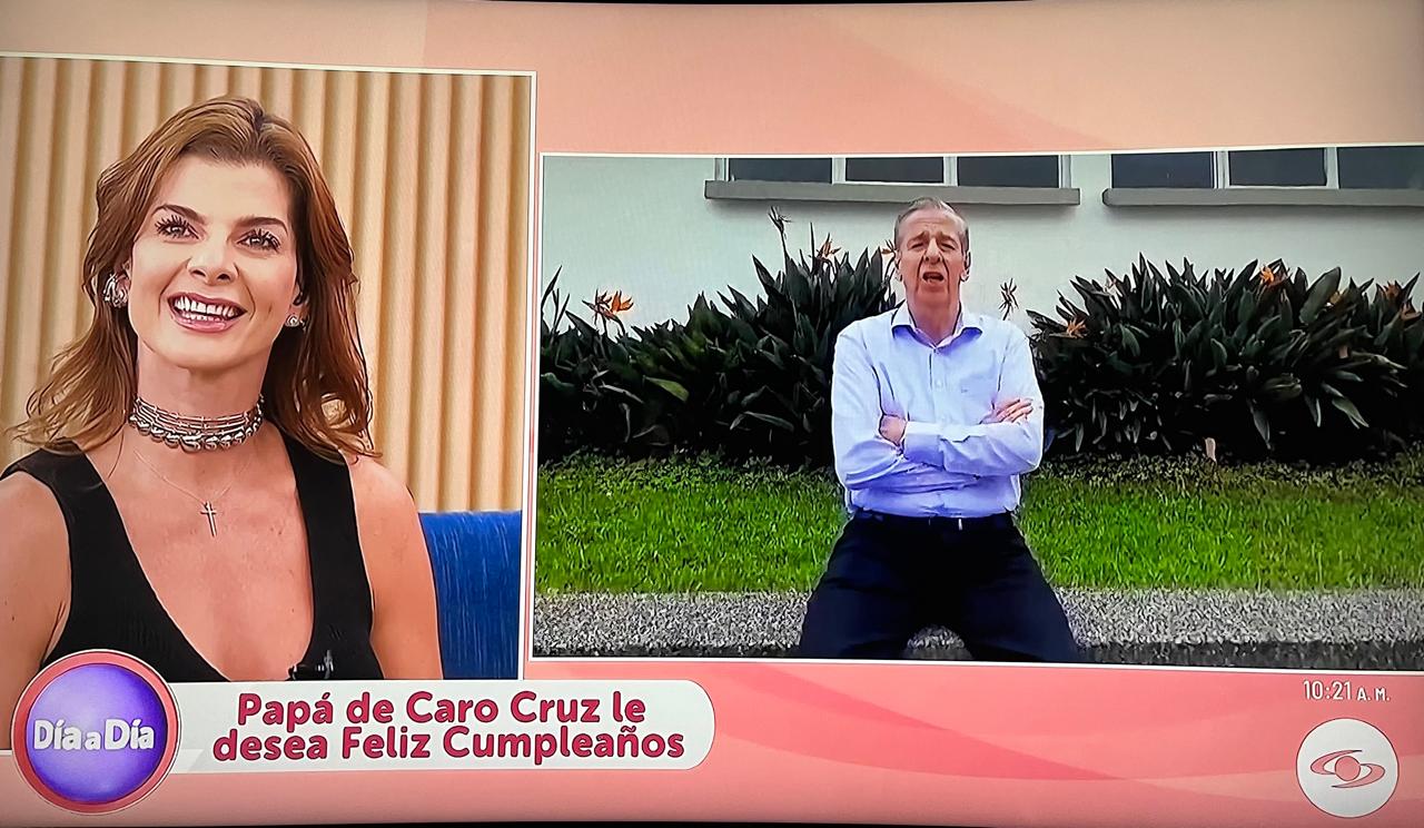 Papá de Carolina Cruz en Día a Día