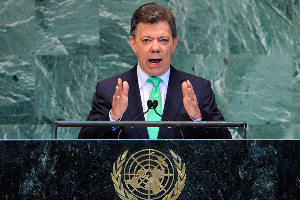 Naciones Unidas por la paz en Colombia