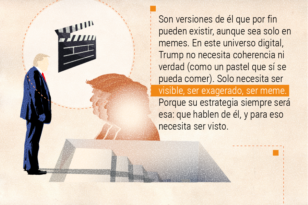 El uso de Trump de la inteligencia artificial.