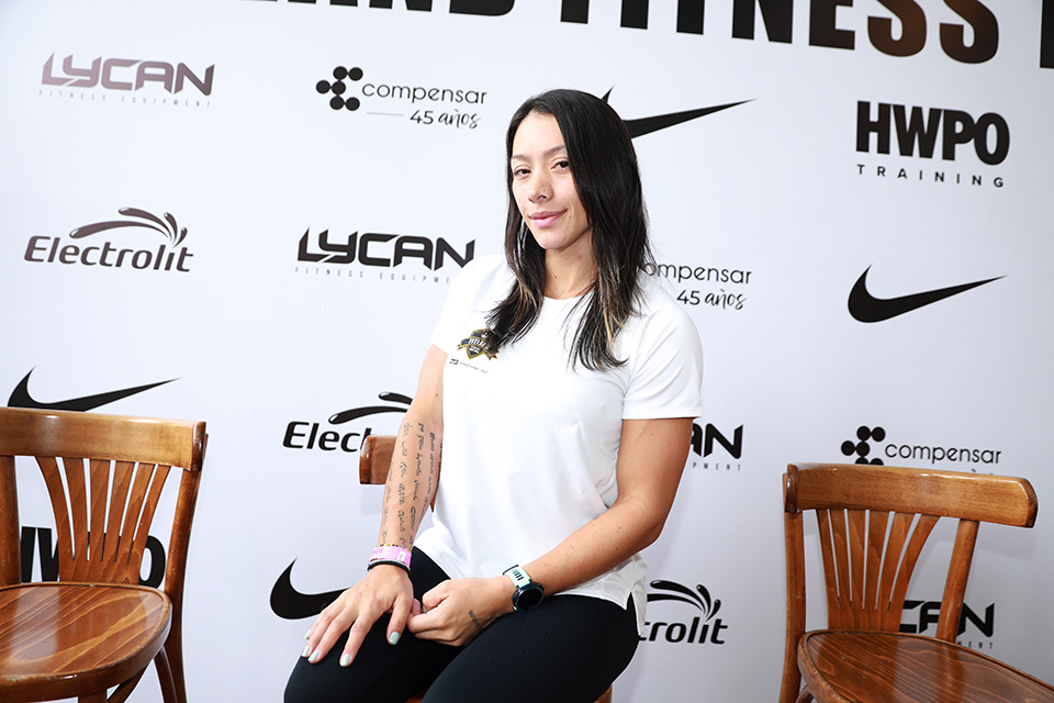 Camila López se hace presente en Fitland Fitness Festival 2023.