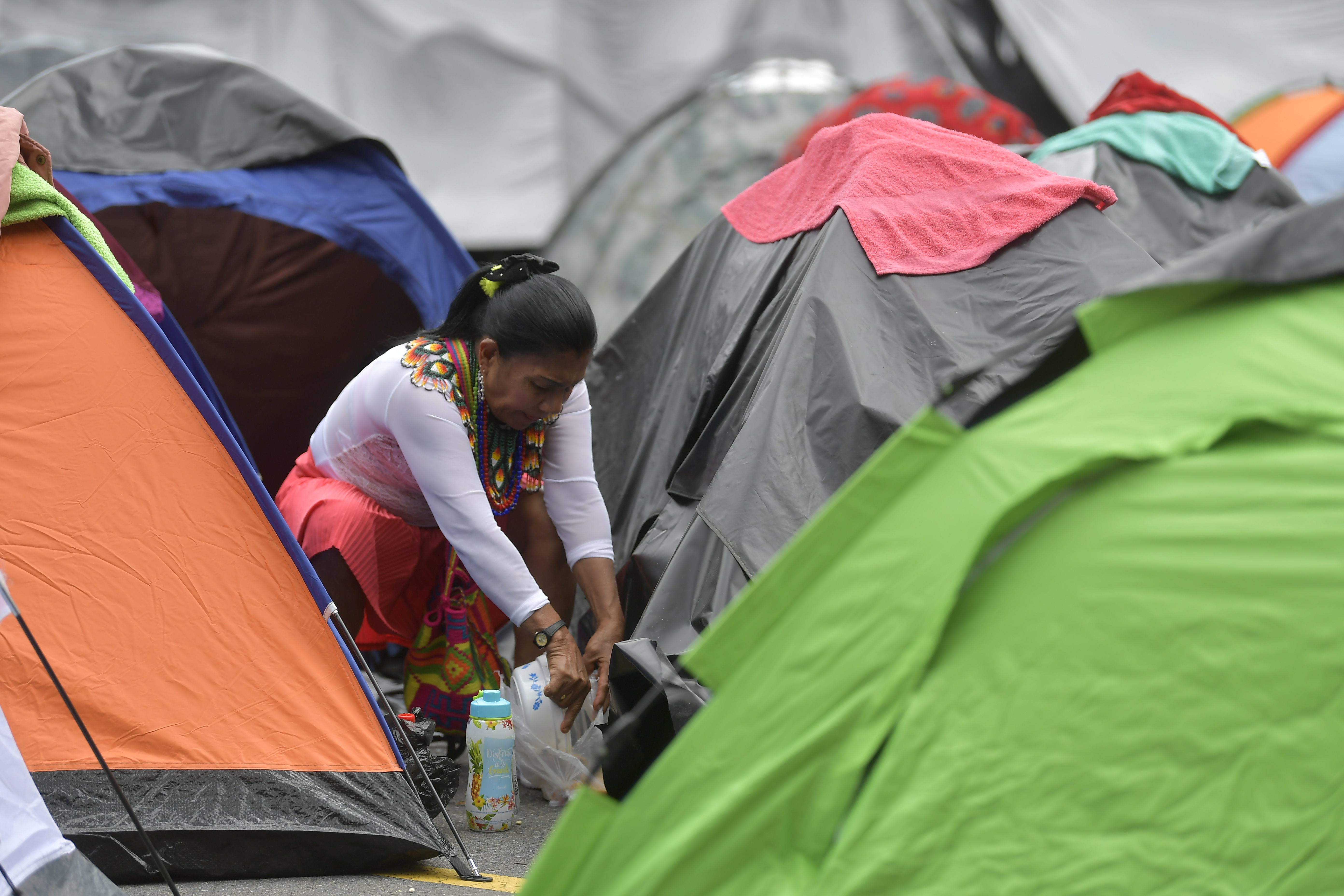 Universidad Nacional: 10.000 personas de la Minga Indígena han llegado a la sede de Bogotá