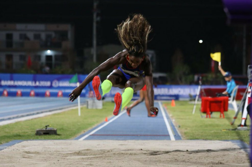 Caterine Ibargüen logró oro en el salto largo en los Centroamericanos