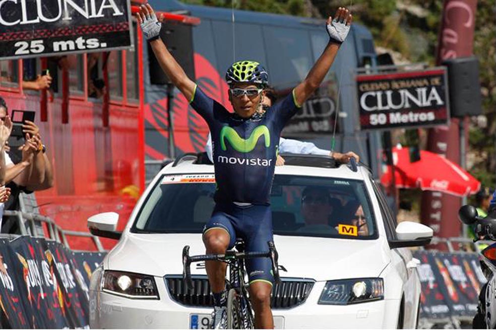 Nairo Quintana se pone a punto para la Vuelta