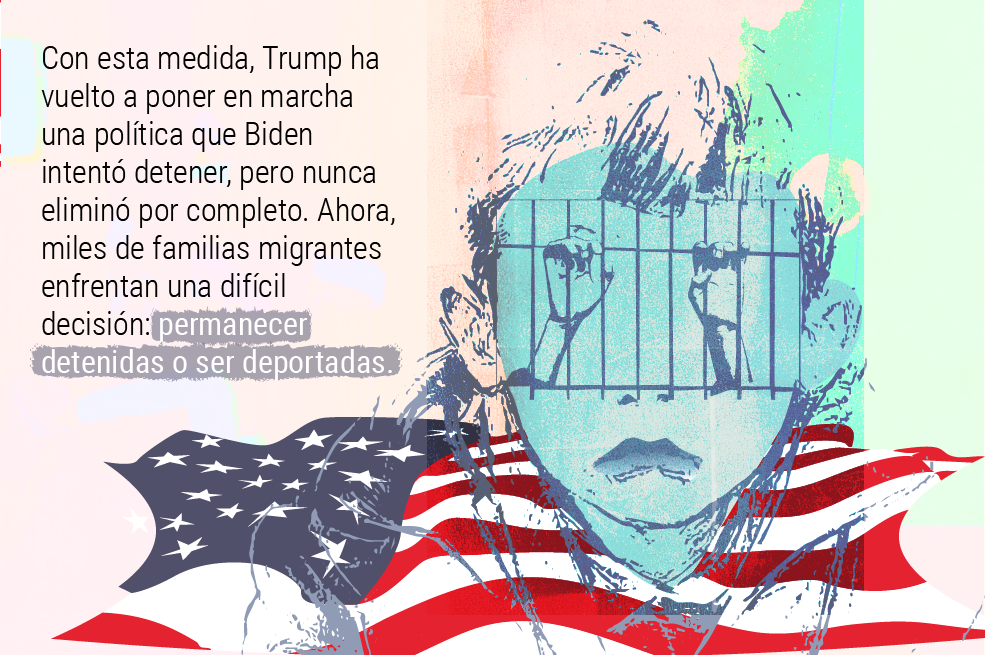 ¿Cárceles para bebés en EE. UU.? Trump reanuda detención de familias migrantes