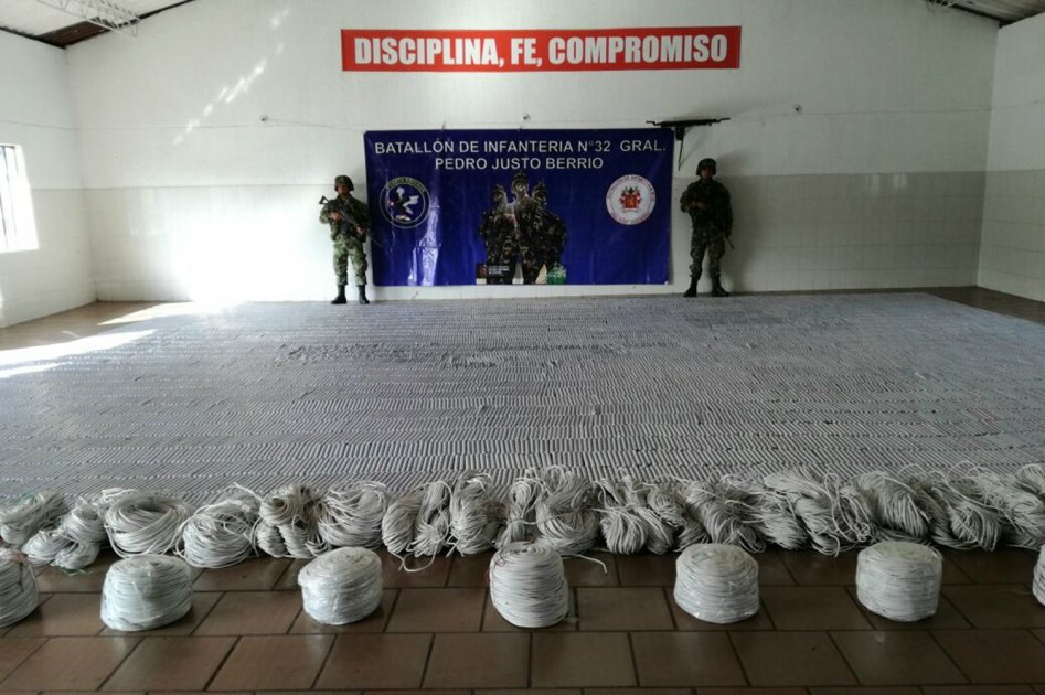 Ejército incautó dos toneladas de explosivos del Clan del Golfo en Antioquia