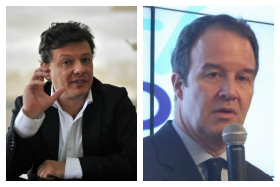 Hollman Morris, concejal de Bogotá por el Partido Progresistas; Andrés Escobar Uribe, gerente de la Empresa Metro de Bogotá. / Archivo - Alcaldía de Bogotá