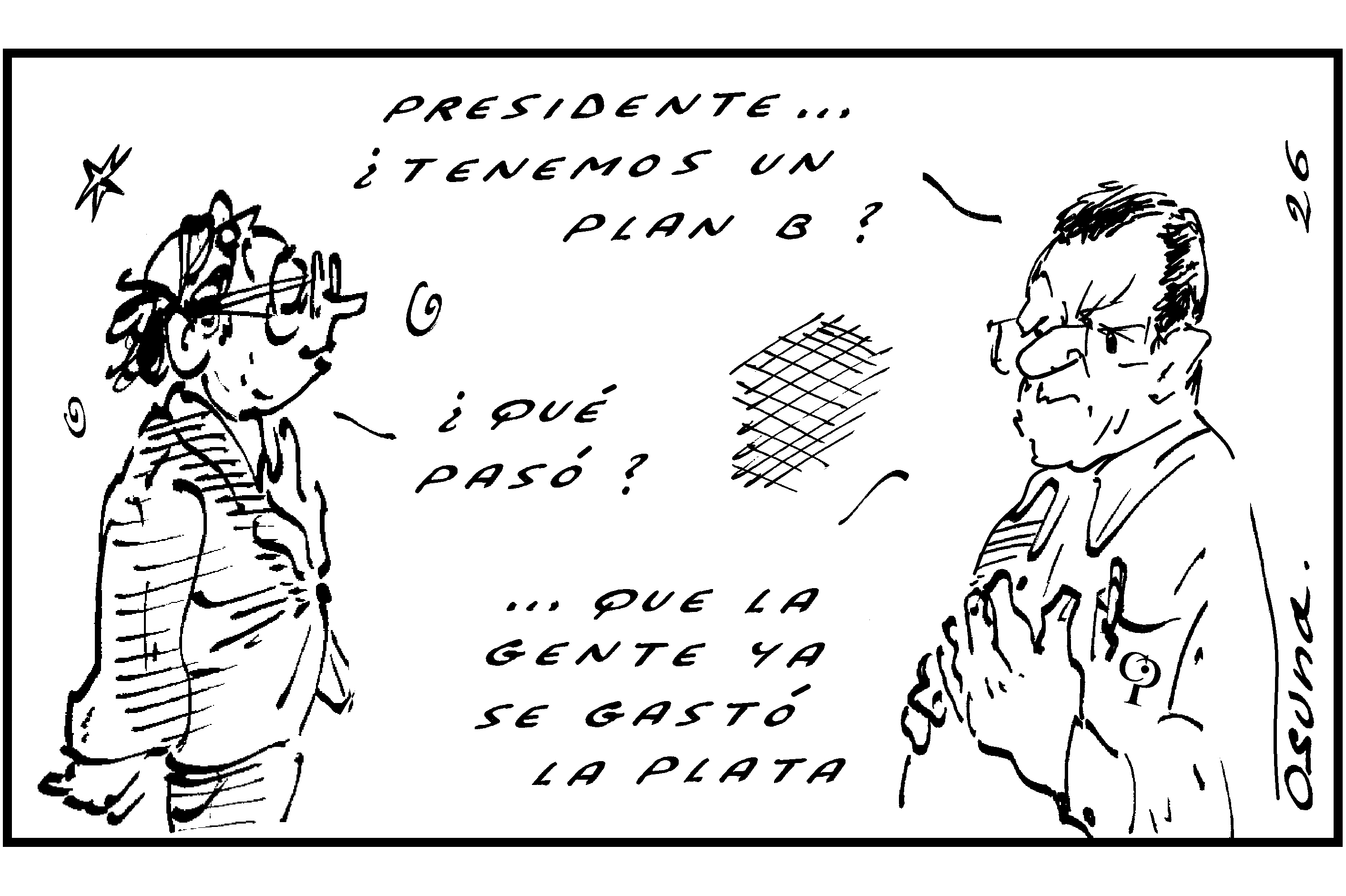 El traslado en suspenso