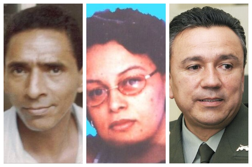 (De izq. a der.) Ángel Quintero y Claudia Monsalve, integrantes de Asfaddes; y Mauricio Santoyo, quien hizo parte de la Policía durante 30 años.