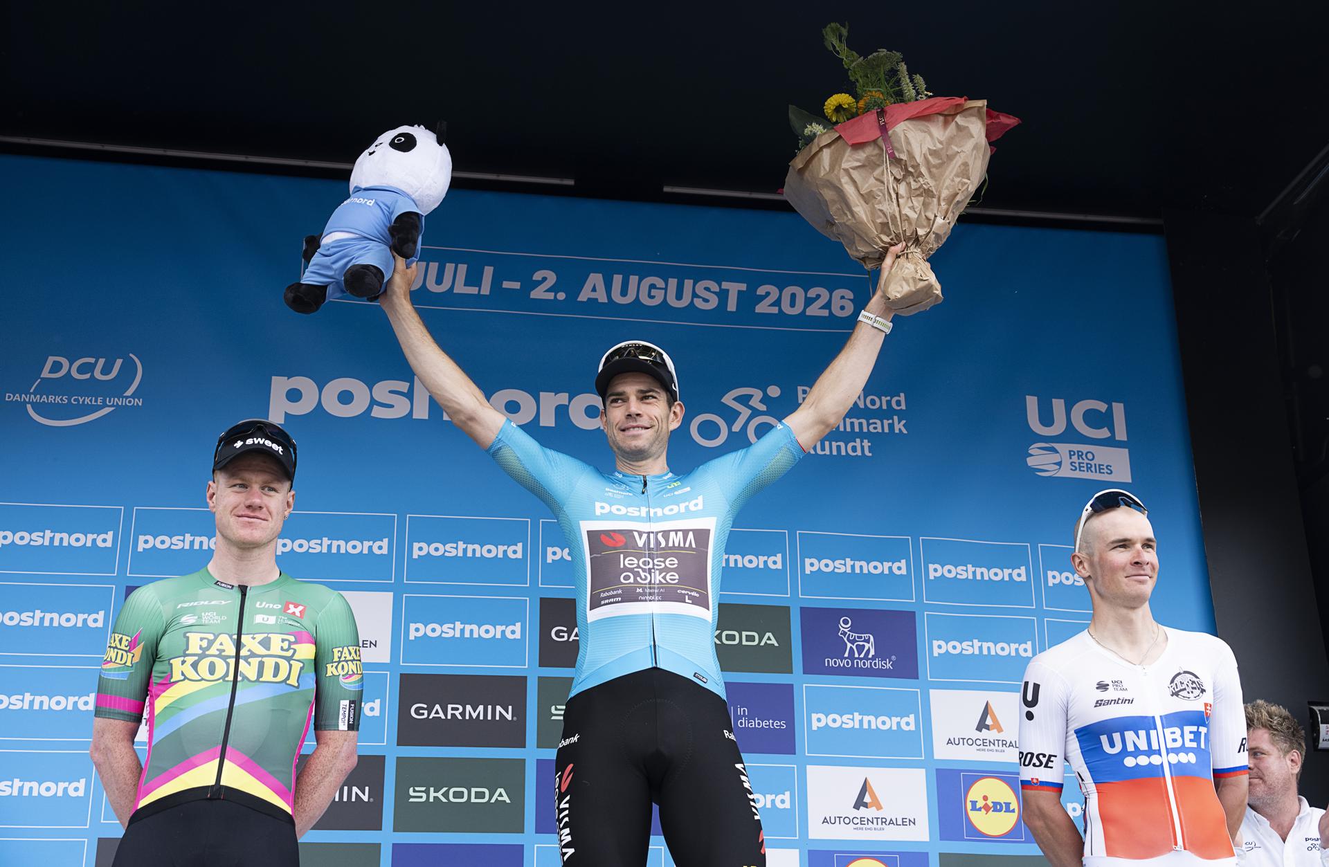 Wout van Aert se coronó campeón de la Vuelta a Dinamarca