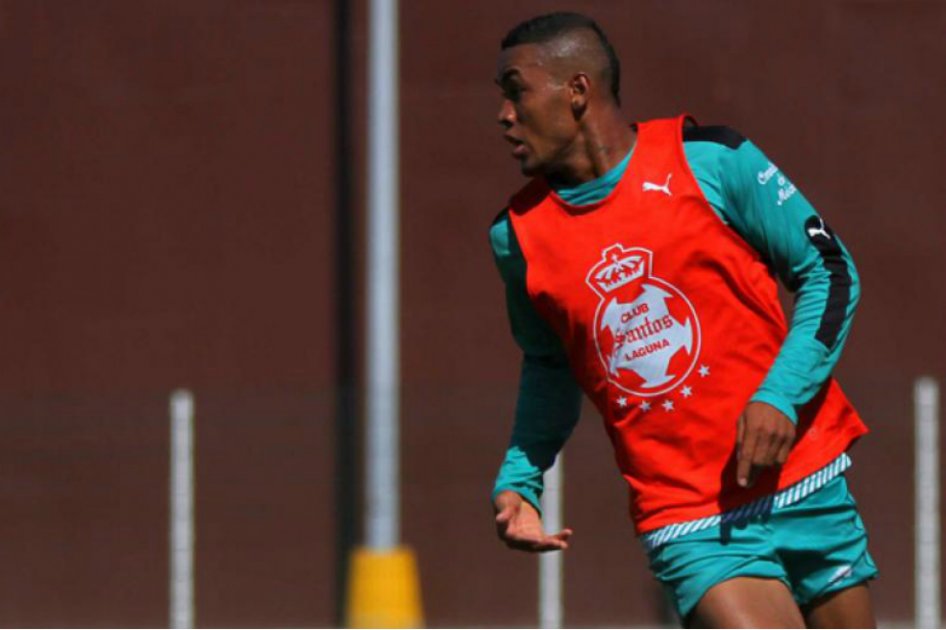 Fredy Hinestroza, jugador colombiano del Club Santos Laguna, de México. / www.clubsantos.mx