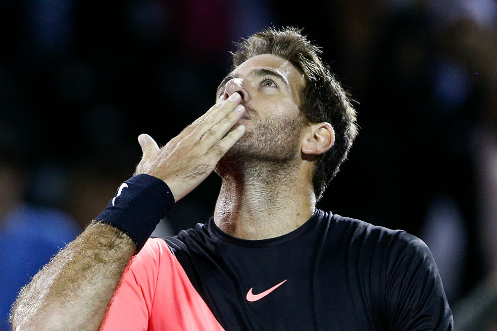 Del Potro, mejor que nunca al vencer a Raonic y se va a semis del Miami Open