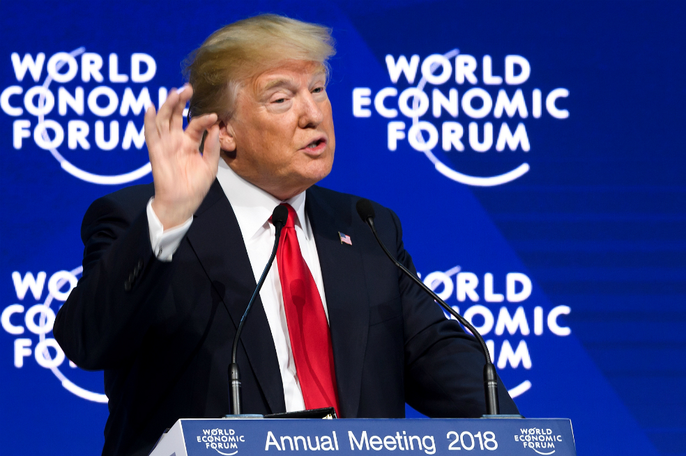 Trump en Davos: «EE.UU. primero no quiere decir EE.UU. en solitario»