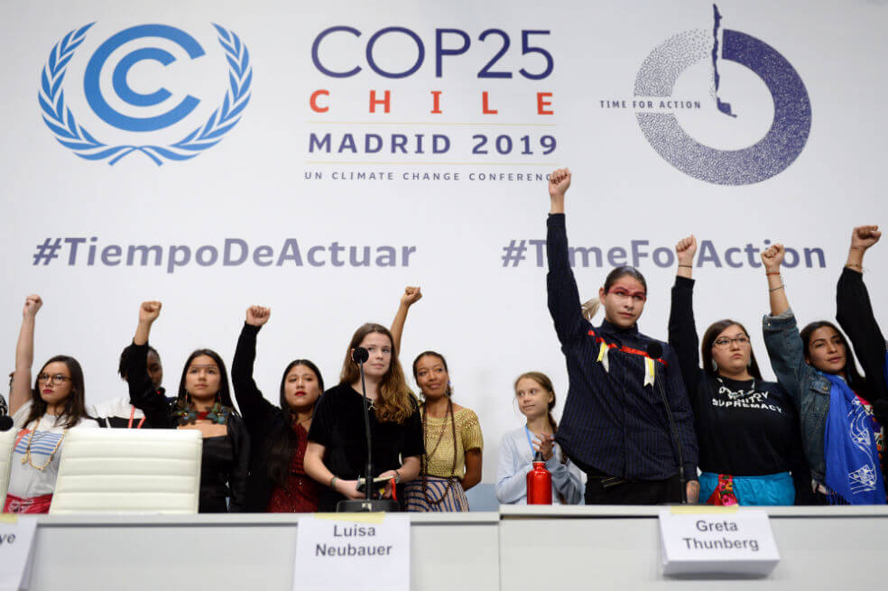 Las otras ‘Gretas’ buscan su lugar en la Cumbre del Clima