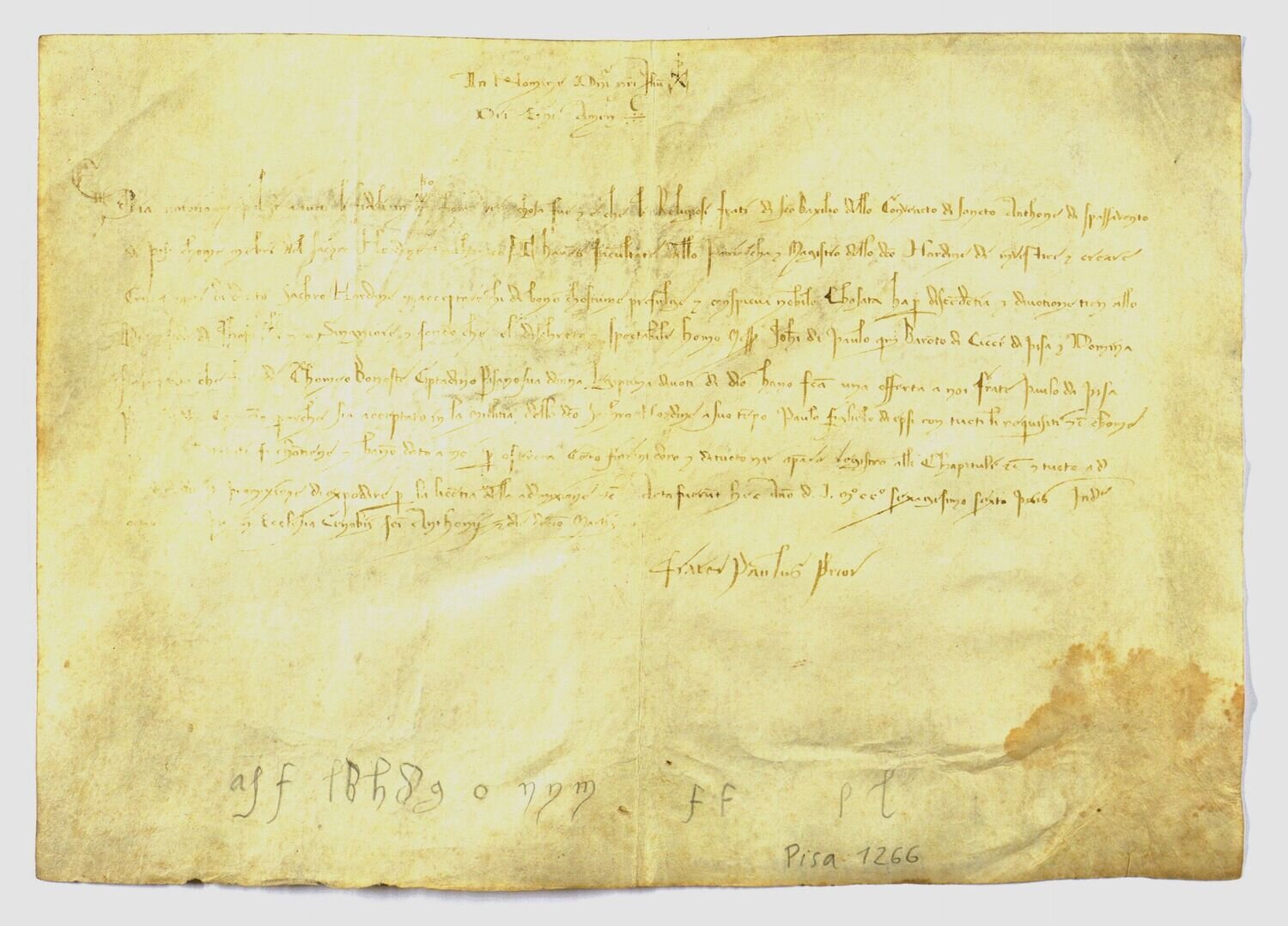 El documento de un falsificador italiano que quería que su familia entrara a la nobleza