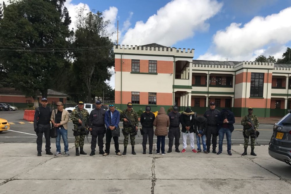 Estas personas están siendo procesadas por los jueces bajo diversas medidas de aseguramiento. / Cortesía Fiscalía.