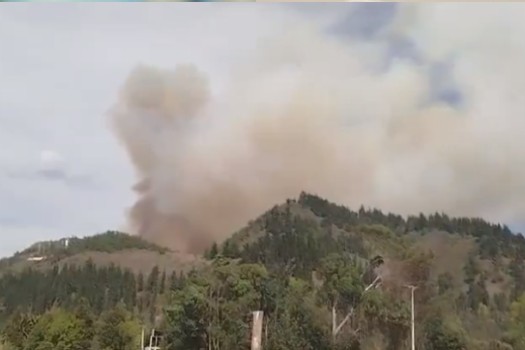 Grave incendio en Cucunubá amenaza importante zona de reserva hídrica