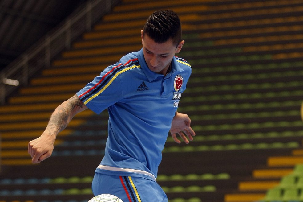 Angellot Caro, una de las figuras de la selección de Colombia.  / EFE