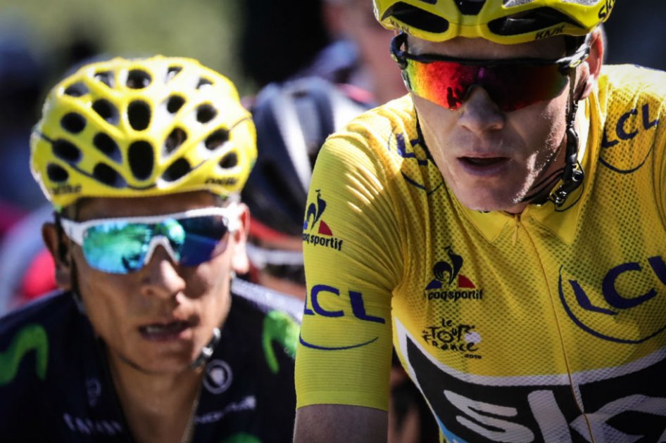 Chris Froome y Nairo Quintana durante el Tour de Francia 2016. Foto: AFP