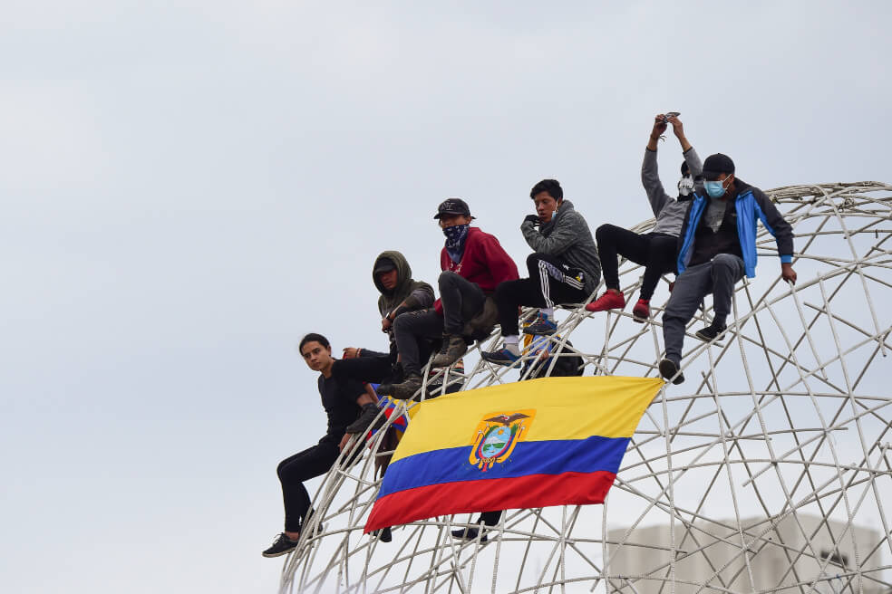 El Ágora, epicentro de la ira indígena en Ecuador