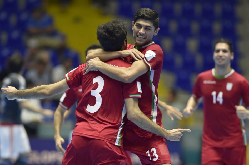 Irán avanzó a semifinales en el Mundial de Fútsal. Foto: AFP